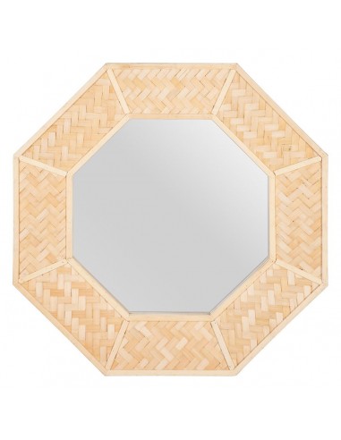 Miroir mural 81 x 6,5 x 81 cm Naturel...