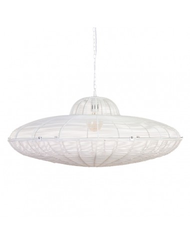 Ceiling Light Metal White 80 x 80 cm