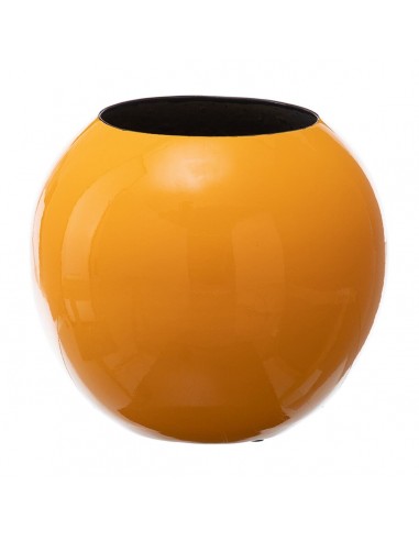 Vaso 24,5 x 24,5 x 20 cm Ceramica Giallo