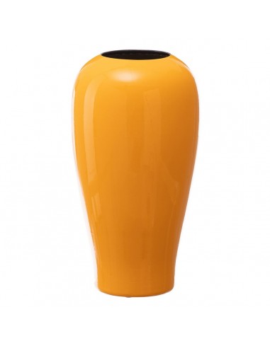 Vaso 21,5 x 21,5 x 41 cm Ceramica Giallo