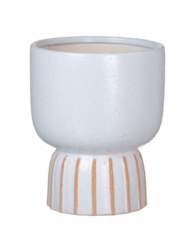 Vaso 19,5 x 19,5 x 24 cm Ceramica Bianco