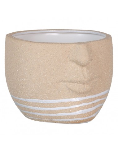 Vaso 21 x 19,5 x 15 cm Ceramica Naturale