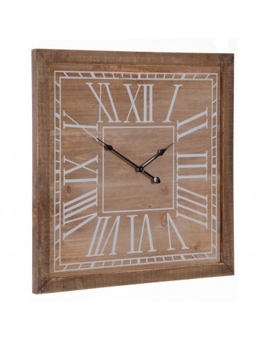 Wall Clock Natural Fir wood 60 x 5 x...