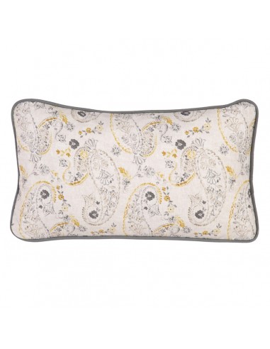 Coussin 100 % coton 50 x 30 cm Moutarde