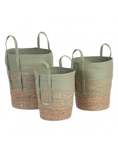 Lot de paniers 42 x 42 x 48 cm Menthe...