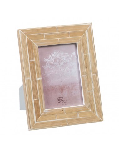 Photo frame Beige Bamboo MDF Wood 17...