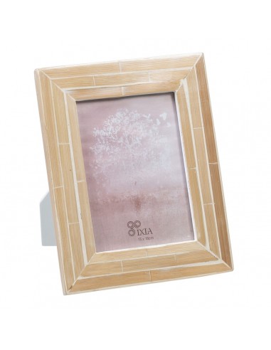 Photo frame Beige 20 x 25 cm Bamboo...