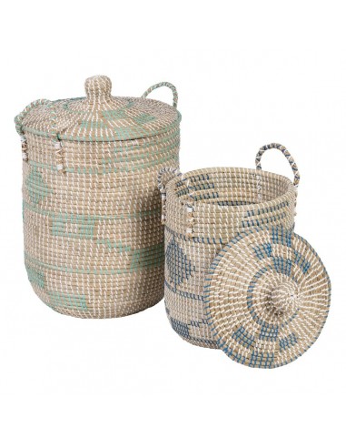 Set of Baskets Natural Grey Natural...