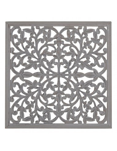 Wall Decoration Grey 60 x 1 x 60 cm DMF