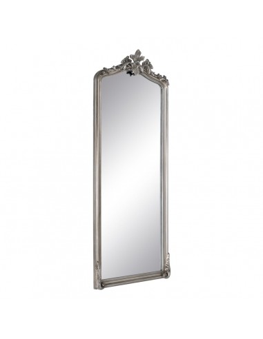 Miroir 88 x 198 cm Verre Bois Argent