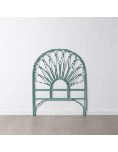 Headboard 100 x 3 x 125 cm Green Rattan