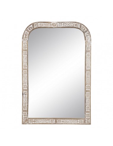 Miroir mural 51 x 3 x 76 cm Bois Blanc