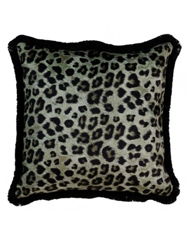 Cojín Verde Leopardo 45 x 45 cm