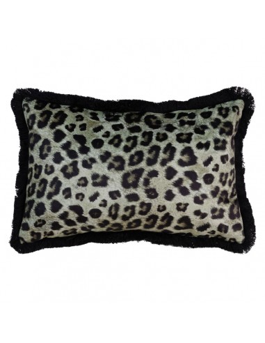 Coussin Vert Léopard 45 x 30 cm