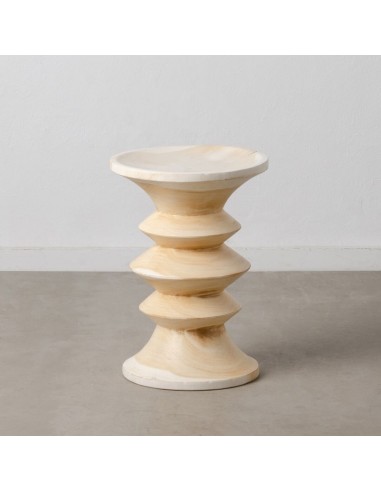 Side table Wood White 40 x 40 x 55 cm