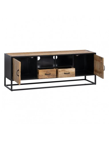 TV furniture MARA Natural Black Wood...