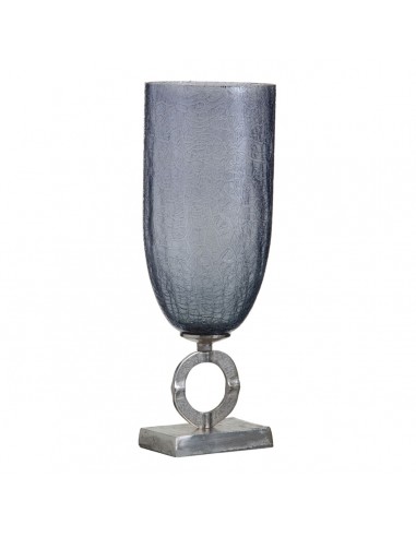 Vase 17 x 17 x 47 cm Crystal Grey...