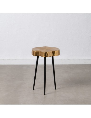 Side table Black Golden Metal...