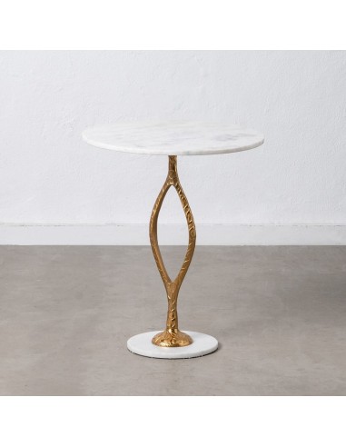 Beistelltisch 51 x 51 x 61 cm Gold...