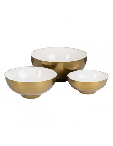 Bowl 30 x 30 x 14 cm Golden White...