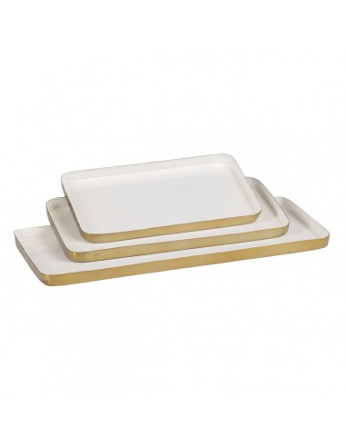 Snack tray 47 x 20,5 x 2 cm Golden...