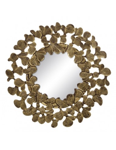 Wall mirror Golden 90 x 3 x 90 cm DMF