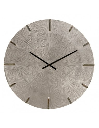 Reloj de Pared 59 x 59 cm Gris Aluminio