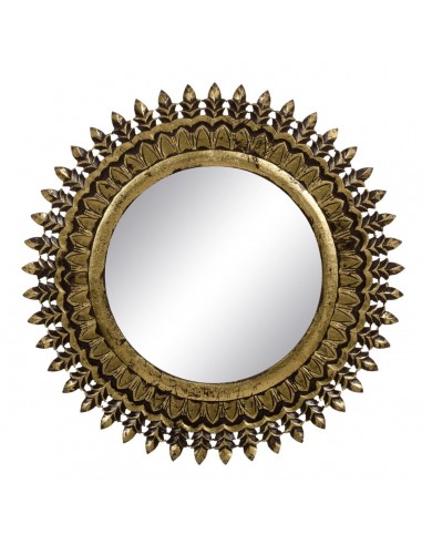 Wall mirror 78 x 1,75 x 78 cm Golden DMF