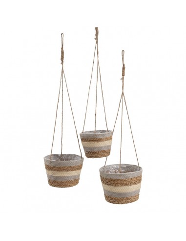 Set of Baskets Natural Grey Natural...