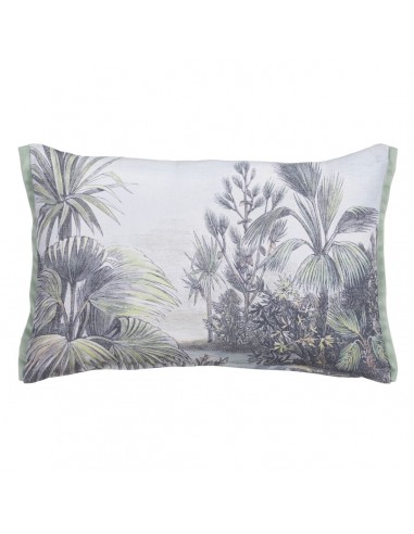 Coussin Palmiers 100 % coton 45 x 30 cm