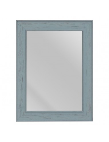 Wall mirror 66 x 2 x 86 cm Blue Wood