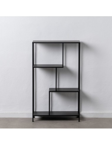 Étagère 65 x 25 x 110 cm Noir Métal