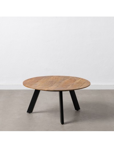 Centre Table Wood Iron 80 x 80 x 40 cm