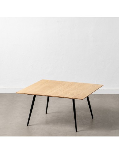 Centre Table Wood Iron 80 x 80 x 40 cm