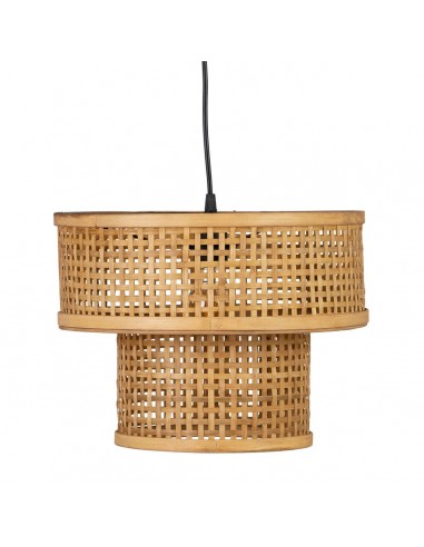 Ceiling Light Black Natural Wood...