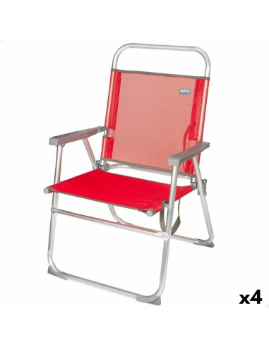 Folding Chair Aktive Menorca Red 48 x...