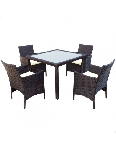 Conjunto de Mesa con 4 Sillas Aktive