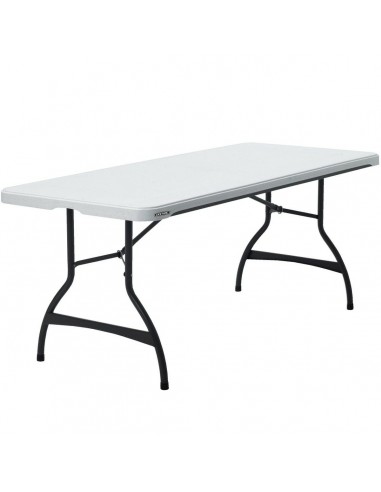 Folding Table Lifetime White Steel...