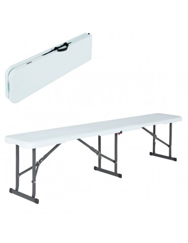 Banc Lifetime Blanc Pliable 183 x 42...