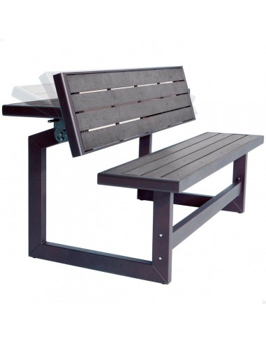 Banc avec Dossier Lifetime Table Gris...