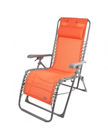 Chaise longue Aktive Textilène Orange...