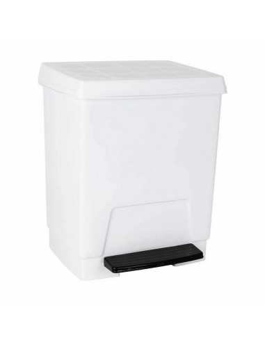 Waste bin with pedal 23 L White