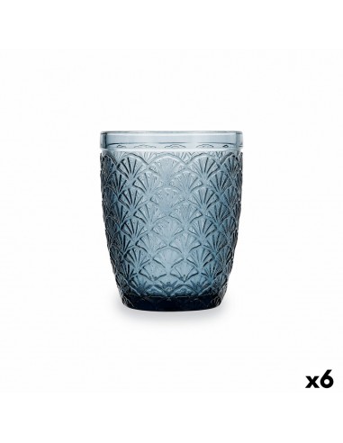 Becher Bidasoa Blue Moon Blau Glas...