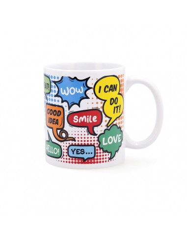 Cup Quid Comic Multicolour Ceramic...