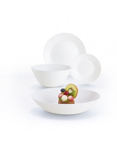 Tableware Luminarc Zelie White Glass...