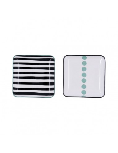 Snack tray Bidasoa Zigzag Squared...