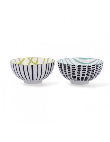 Set of bowls Bidasoa Zigzag...