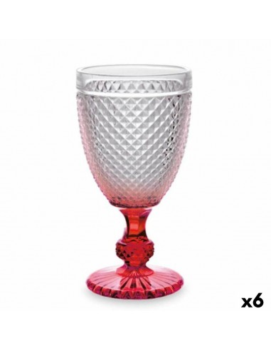 Verre Diamant Rouge Transparent verre...