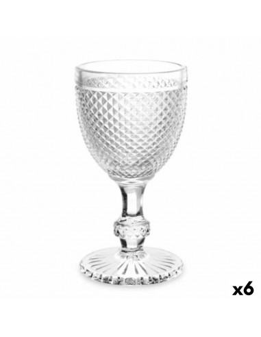 Wine glass Diamond Transparent Glass...