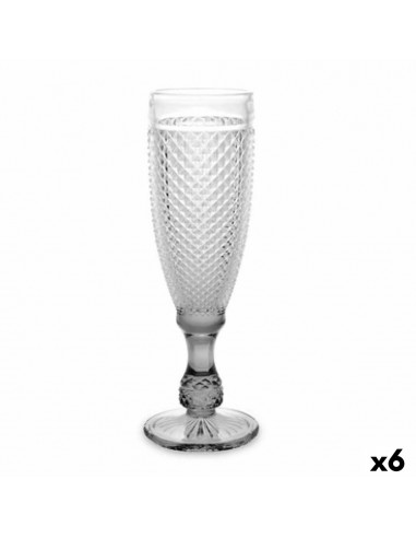 Champagnerglas Diamant Durchsichtig...